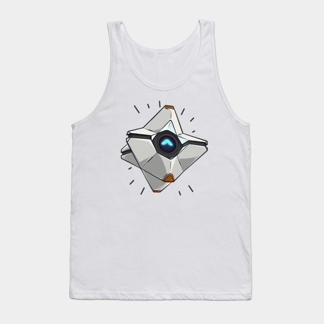 Destiny Happy/Excited Ghost Tank Top by MaiasaLiger